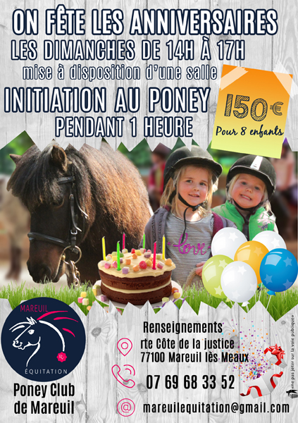 Anniversaires poney